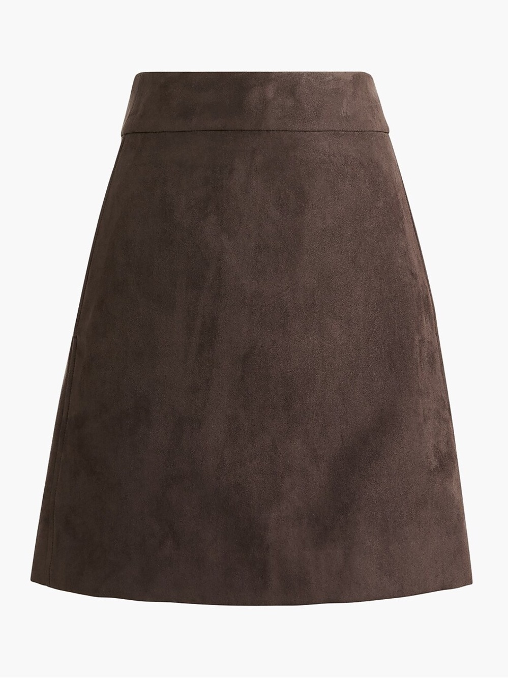 Faux Suede J Crew Brown Skirt